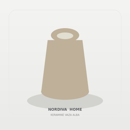 Keraminė vaza „Alba“ | NORDIVA HOME