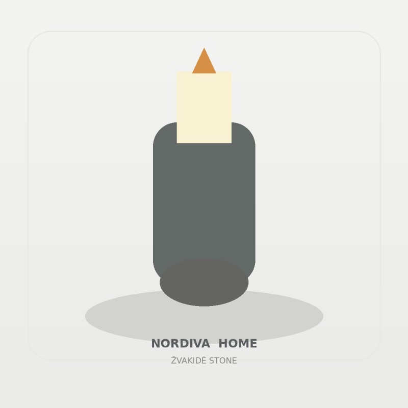 Dekoratyvinė žvakidė „Stone“ | NORDIVA HOME