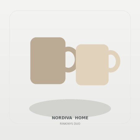 Puodelių rinkinys „Duo“ | NORDIVA HOME